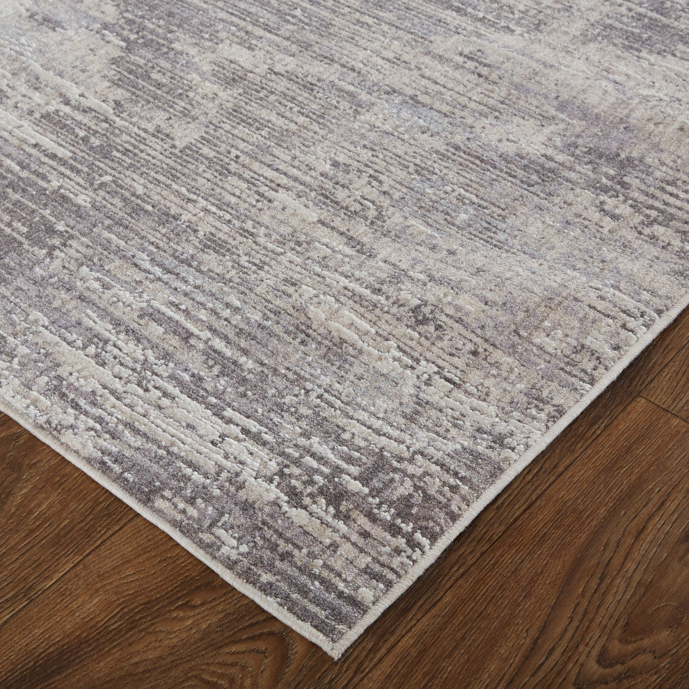 Weave & Wander Inger Rug, Gray/Beige, 5' x 8' Rug