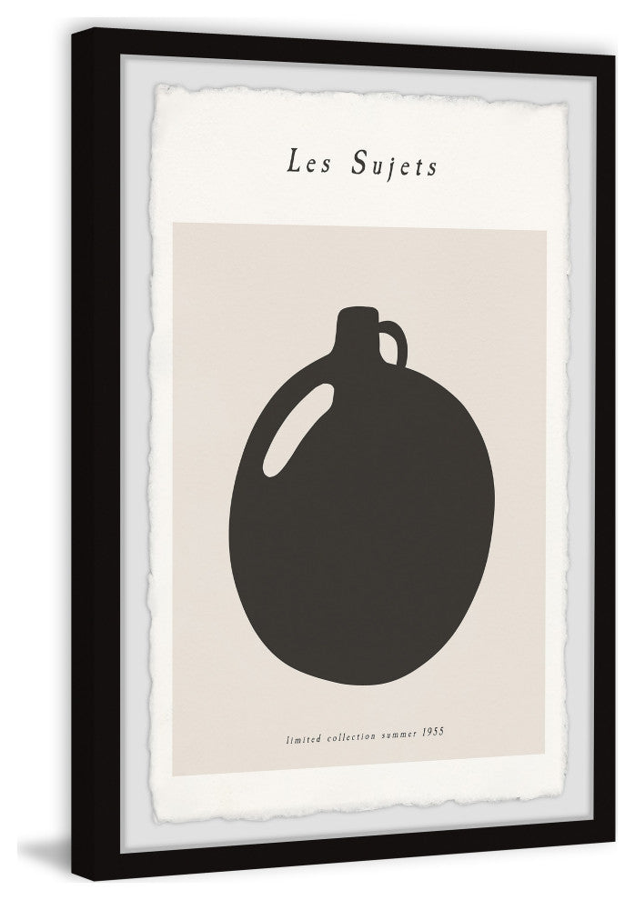 "Les Sujets" Framed Painting Print, 16x24