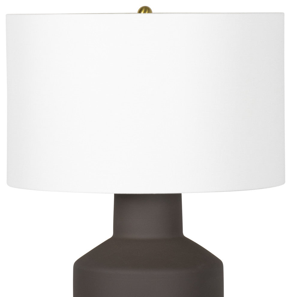 Regina Andrew Lewis Ceramic Table Lamp, Black, Black