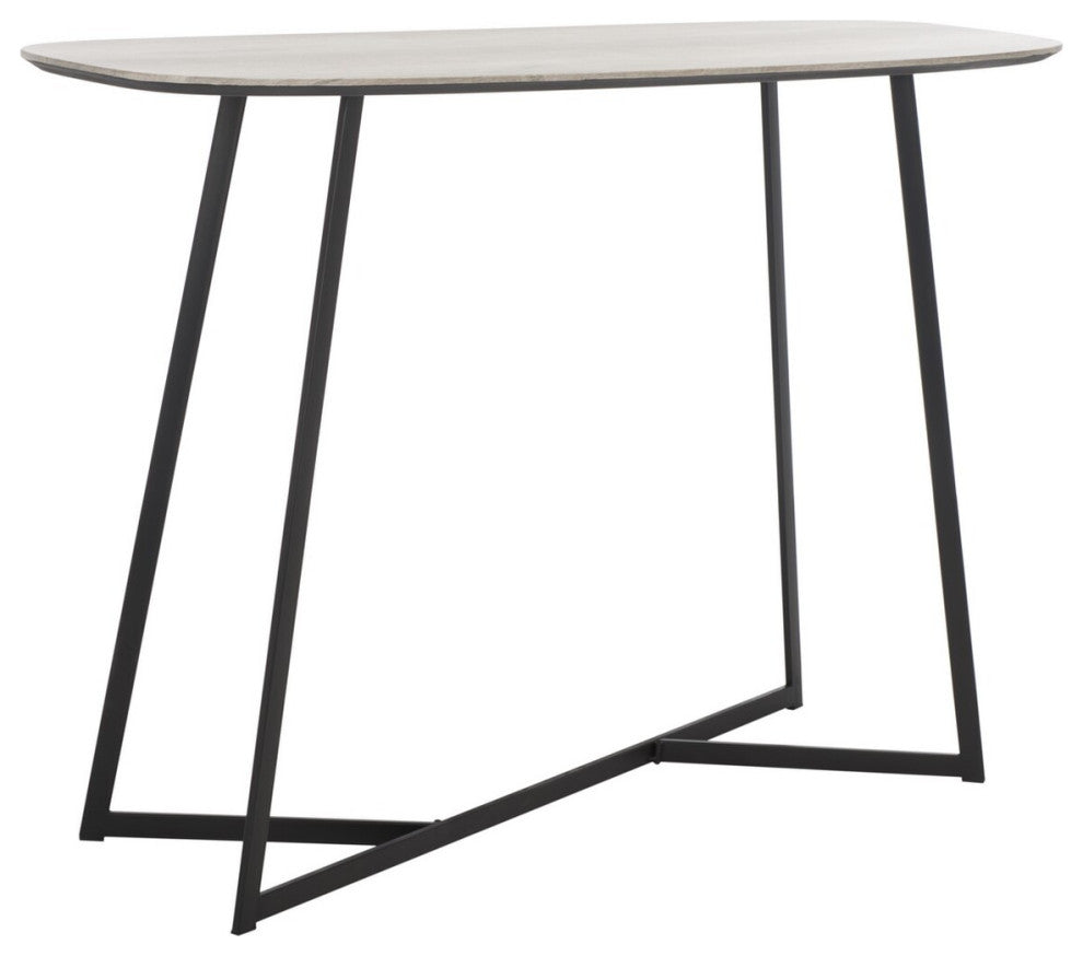 Safavieh Arrington Console Table, White Oak/Black