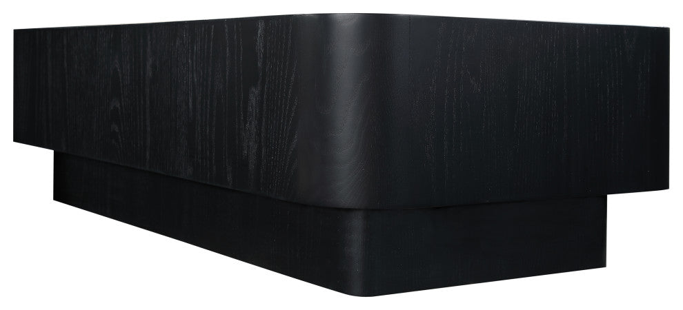 Oakmont Veneer Coffee Table, Black, Coffee Table