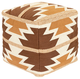 Surya Andrea Cream Pouf 18"H X 18"W X 18"D