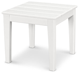 Polywood Newport 18" End Table, White
