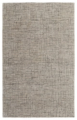 Weave & Wander Natal Transitional Solid, Ivory/Gray/Taupe, 8'x10'