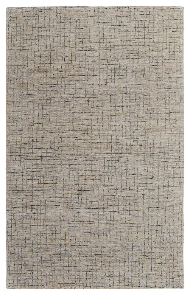 Weave & Wander Natal Transitional Solid, Ivory/Gray/Taupe, 8'x10'