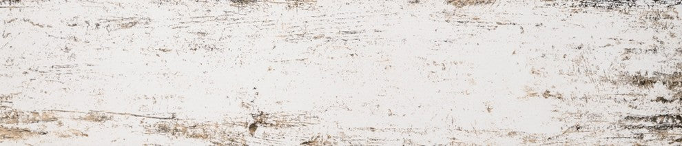 Vintage White Matte Porcelain Tile, Large, 8"x36" Tiles, Set of 84