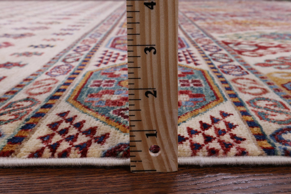6' 5" X 10' 0" Persian Tribal Gabbeh Hand Knotted Wool Rug Q10737