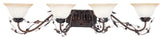 Maxim Elegante 4-Light Bath Vanity Oil Rubbed Bronze - 2866FIOI