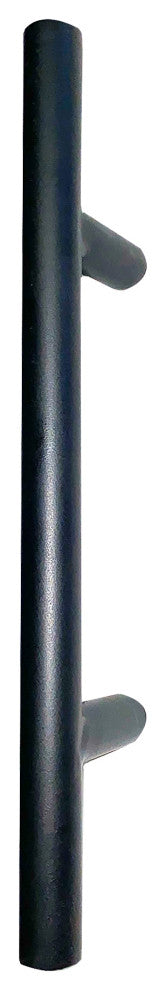 12" Black Metro Barn Door Pull Handle