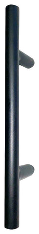 12" Black Metro Barn Door Pull Handle