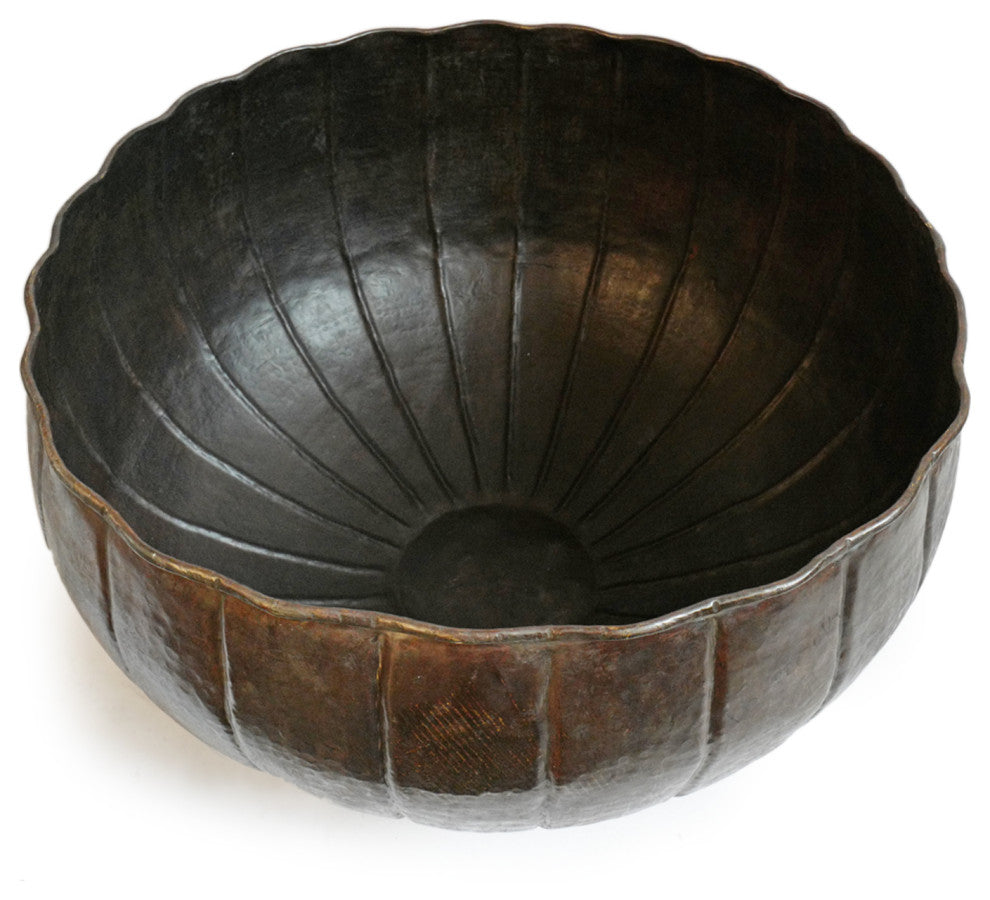 Consigned Large Bronze Planter Bowl