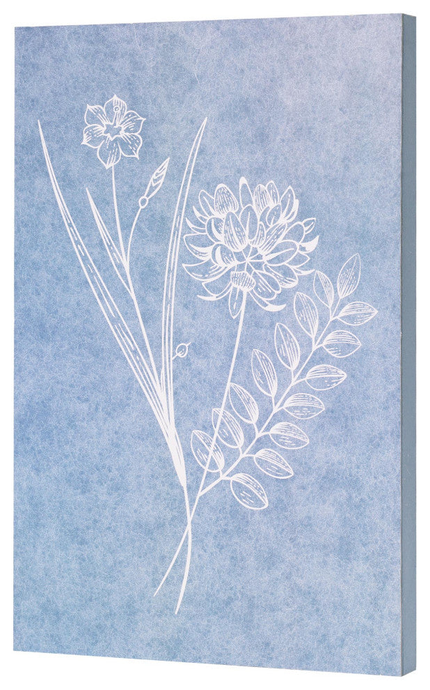 American Art Decor Wildflowers III Box Top Wall Art Print - 12" x 18"