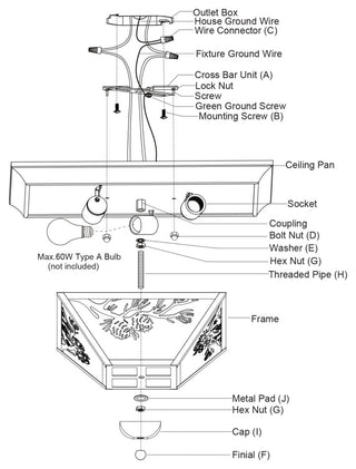 Douglas 14" Outdoor Flush Mount Warm Bronze