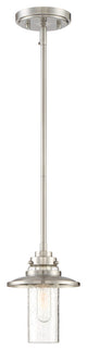 Dover 1-Light Mini-Pendant, Satin Platinum