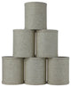 4x4x4.75" Drum Chandelier Shades, Cottage Linen, Set of 6