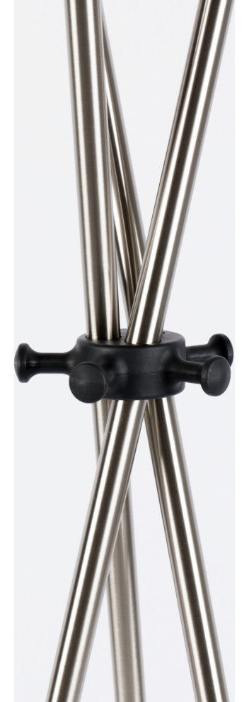 Tripod Metal Coat Rack | DF Darwin, Silver