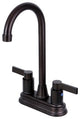 Kingston Brass 4" Centerset Bar Faucet, Oil Rubbed Bronze