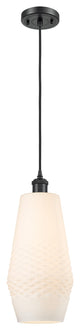 Innovations 516-1P-BK-G681-7 1-Light Mini Pendant, Matte Black