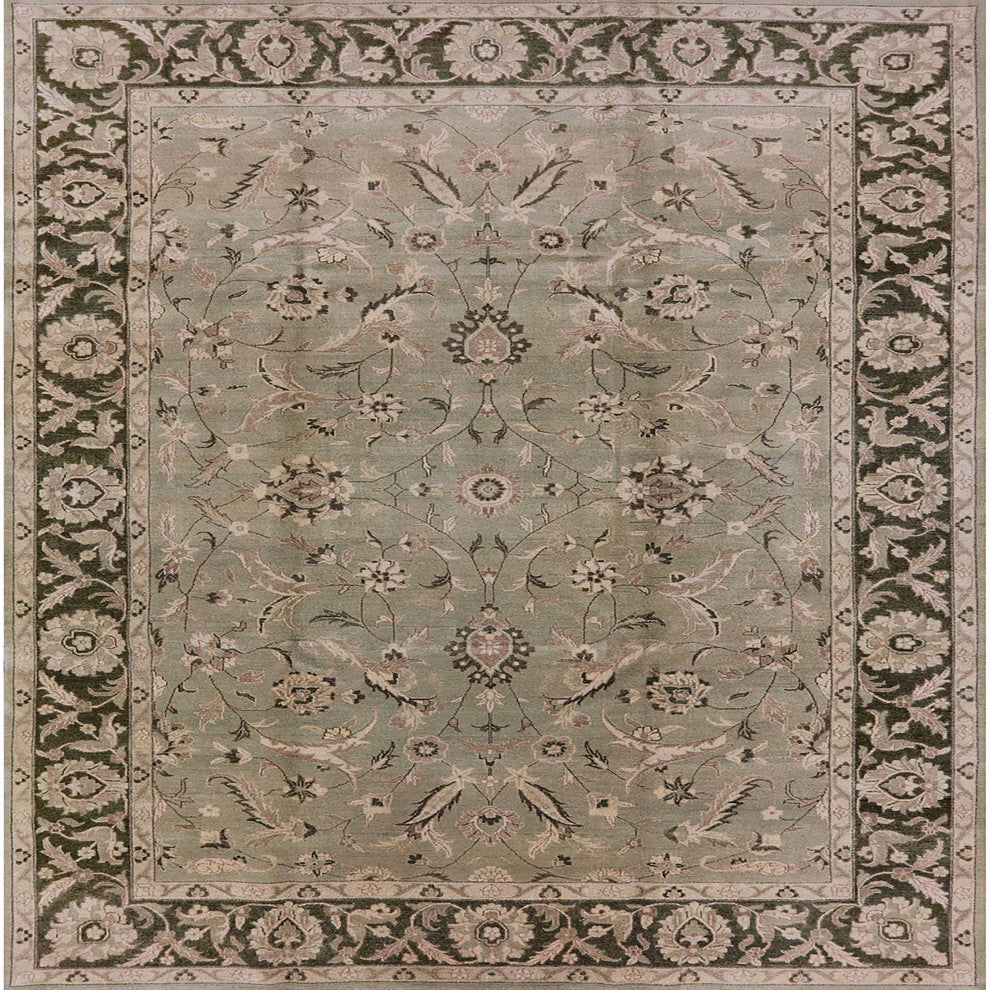 Ahgly Company Indoor Square Mid-Century Modern Area Rugs, 5' Square