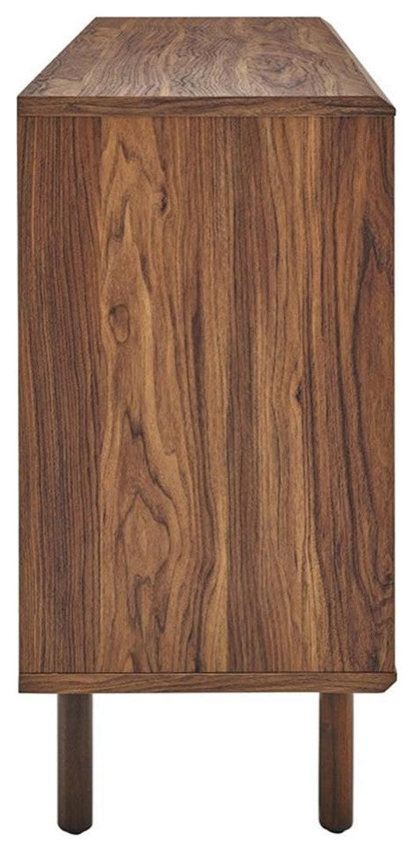 Modway Kurtis 59" Modern Style MDF and Particleboard Sideboard in Walnut