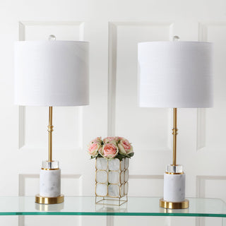 JONATHAN Y Lighting JYL5003A-SET2 Harper 1 Light 27" Tall LED - Brass