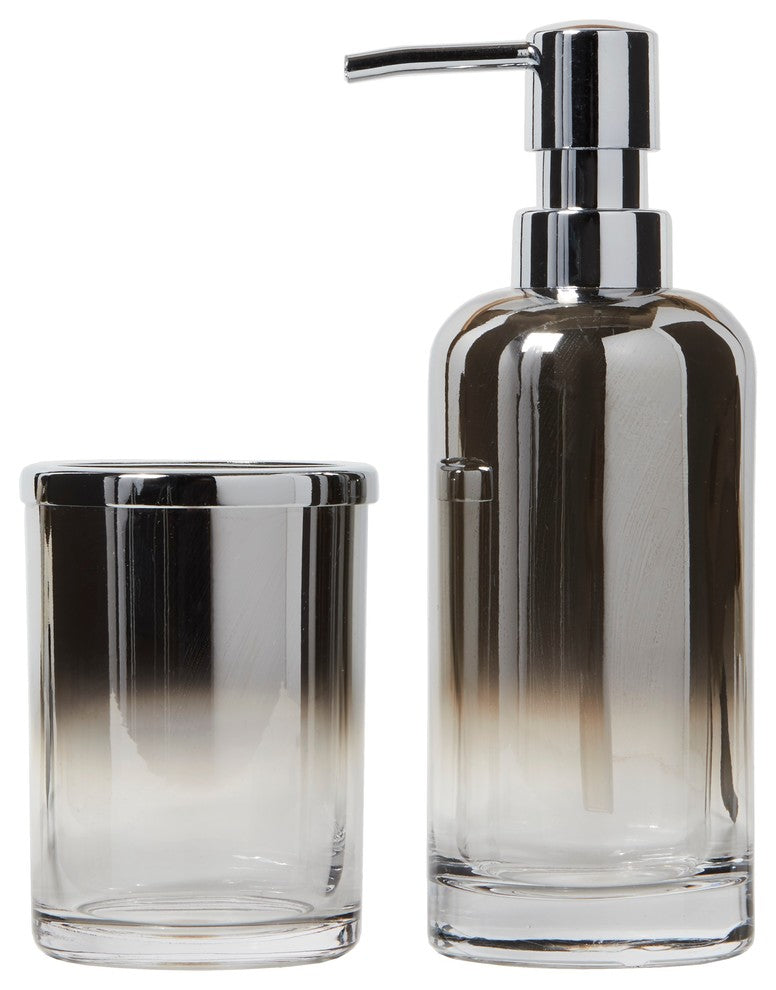 SKL Home Silver Cloud Lotion/Soap Dispenser