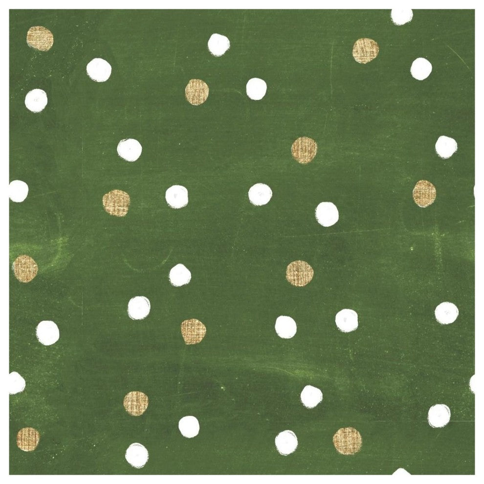 "Santas List Pattern IV" Digital Paper Print by Janelle Penner, 38"x38"