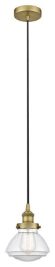 Innovations 616-1PH-BB-G322 1-Light Mini Pendant, Brushed Brass