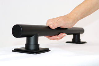 Coronado Designer Straight Bathroom Shower Grab Bar With Square Flanges, 42"