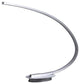 ORE International HBL2308 16 in. Eli Nickel LED Arc Tube Table Lamp - Brushed