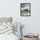 Foggy River Coastal Landscape Framed Photo Paper Wall Art Prints, Black, 12" X 16"