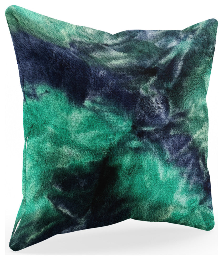 Plutus Northern Lights Faux Fur Luxury Throw Pillow, 16" x 16"