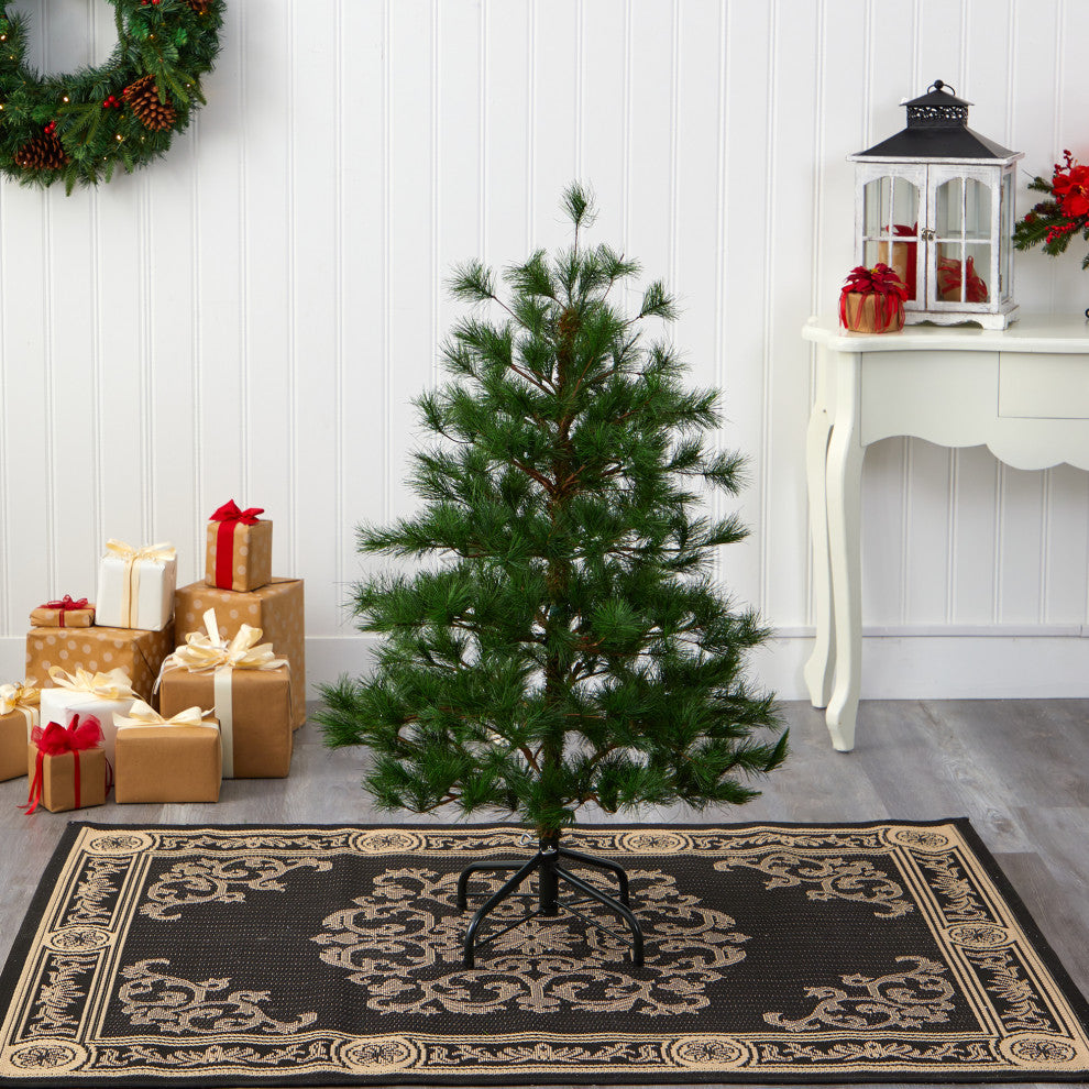 4' Yukon Mixed Pine Artificial Christmas Tree With 366 Bendable Branches