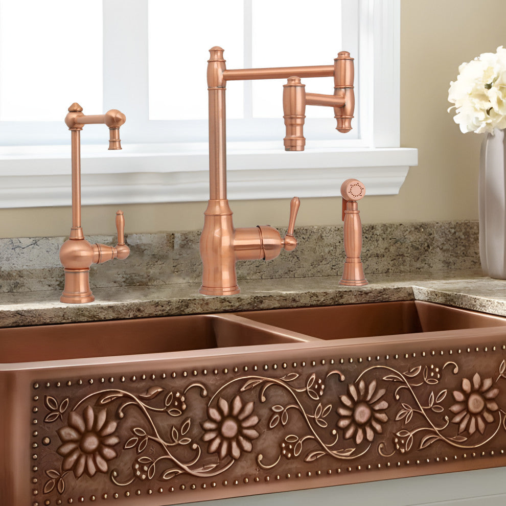 One-Handle Copper Drinking Water Filter Faucet Instant Hot Water Tank Dispenser