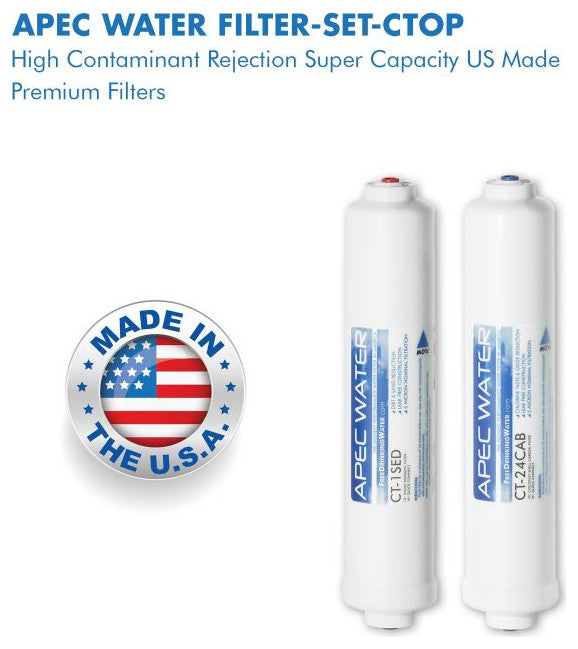APEC Pre-Filter Set for Countertop Reverse Osmosis System (Stage 1-2)