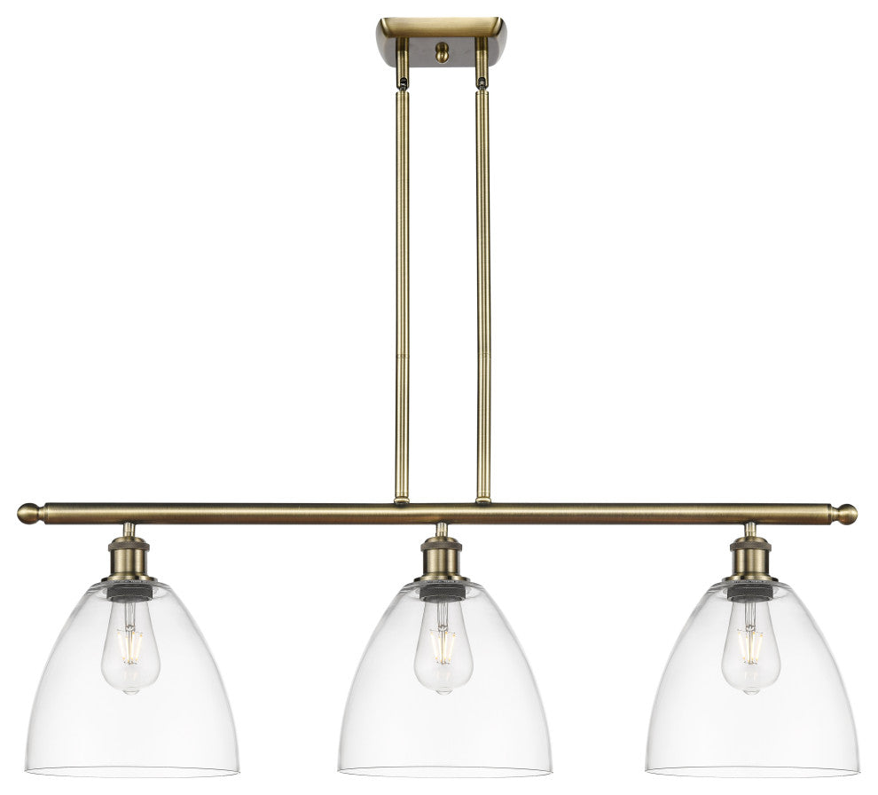 Innovations 516-3I-AB-GBD-92-LED 3 Light Island Light, Antique Brass