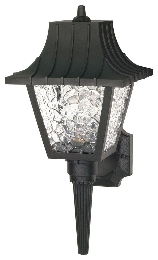 Nuvo 1-Light Incandescent Outdoor Light Fixture, Black