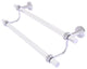 Pacific Beach 24" Double Towel Bar with Dotted Accents, Polished Chrome