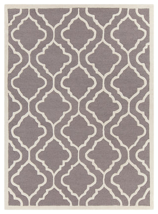 Davin Contemporary Area Rug, Gray and Cream, 7'x10'