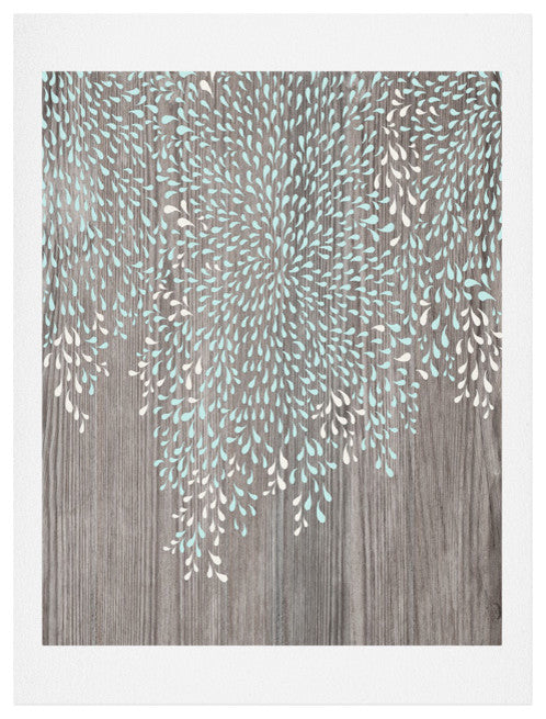 Deny Designs Iveta Abolina Coastal Raindrops Art Print