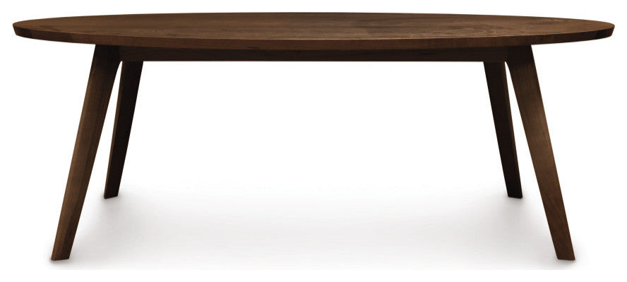 Catalina, 16.75" Oval Coffee Table, Natural Walnut Finish