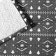 Fleece Sherpa Blanket, Alpine Graphic, Full/Queen