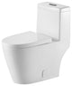 12 inches 0.88/1.2GPF Dual Flush One-Piece Toilet with Soft Close Seat