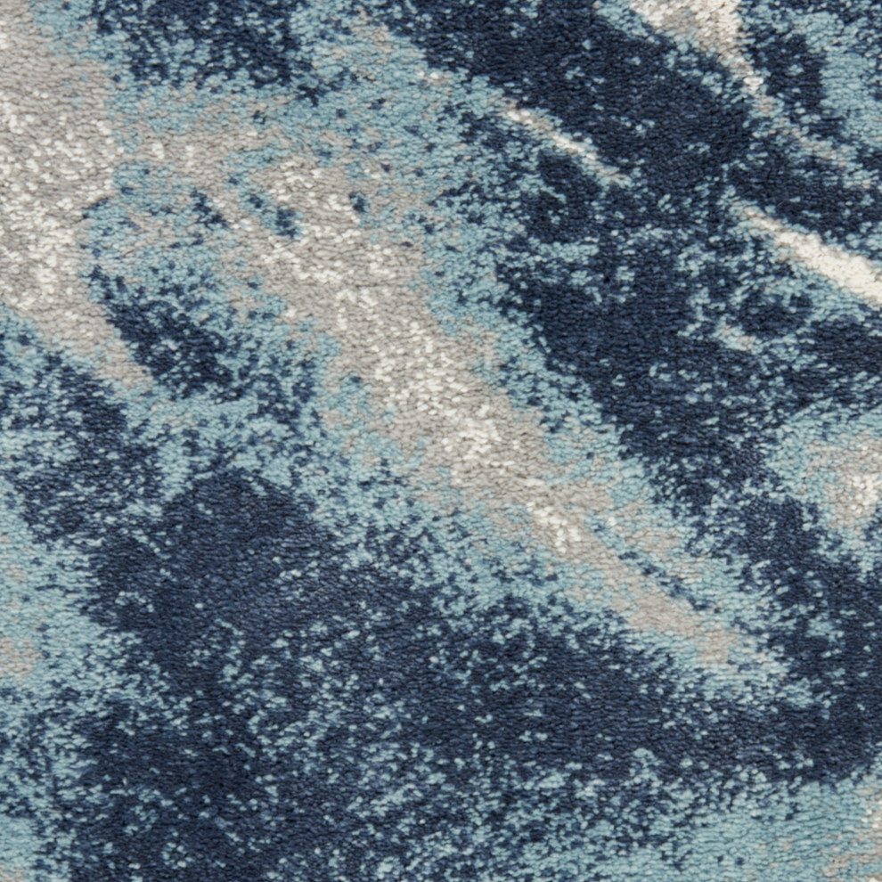 Nourison American Manor Blue/Ivory 5' x 7' Area Rug