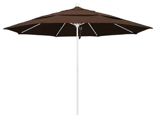 11' Fiberglass Umbrella White, Pacifica, Mocha, 11'