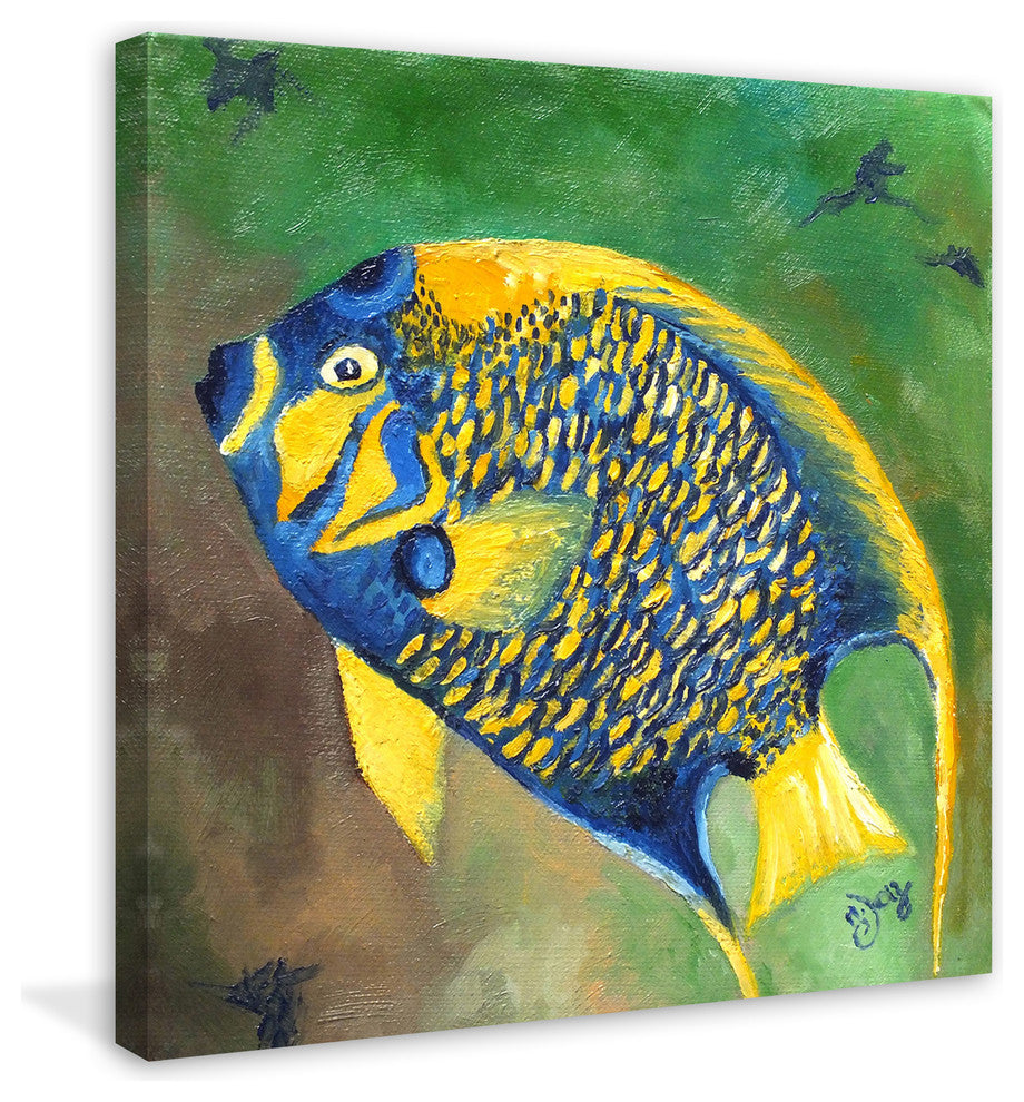 Marmont Hill, "Queen Angel" by Nicola Joyner Painting on Wrapped Canvas, 32x32