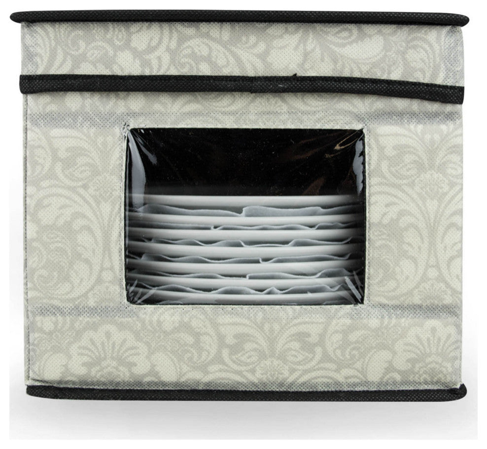 Dish Storage Salad Plate Damask