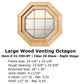 Large Cabin Breeze, 24x24 Venting Window, Clear Ig, Right Hand