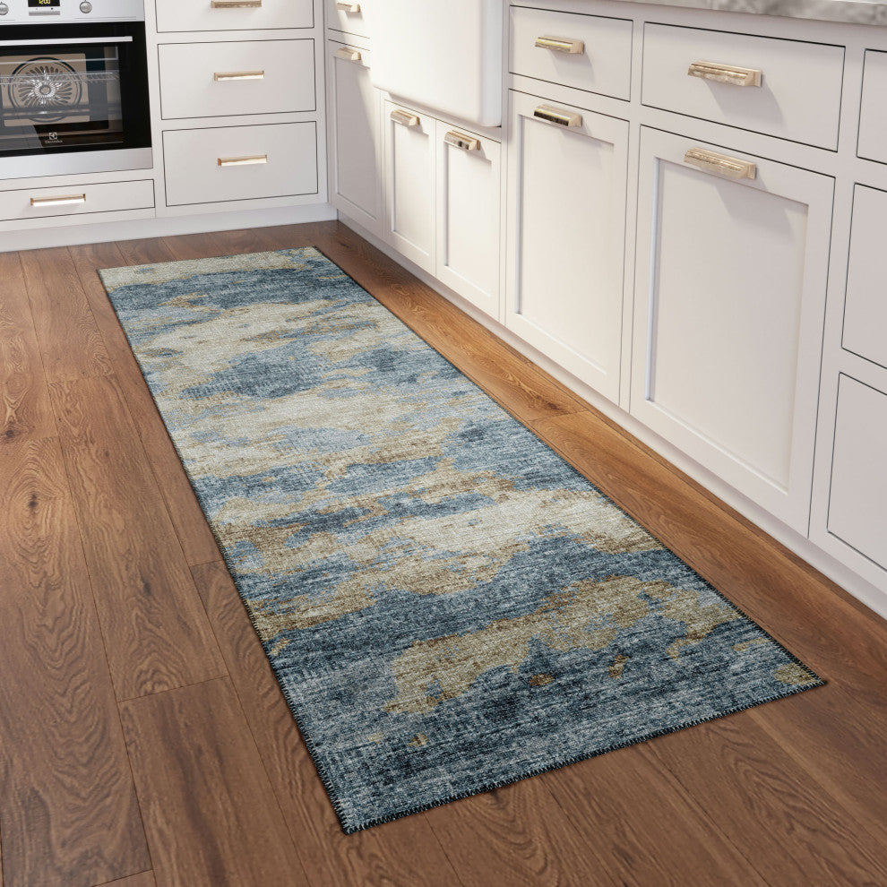 Addison Rugs Accord AAC36 Blue 2'3"x7'6" Rug
