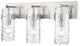 Zlite 3035-3V-BN 3-Light Vanity, Clear